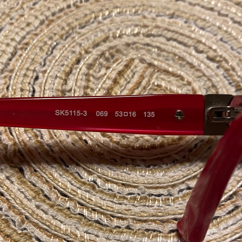 Swarvoski Burgundy Women's Glasses - Picture 8 of 8